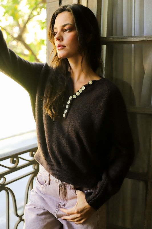 Henley Sara Charcoal