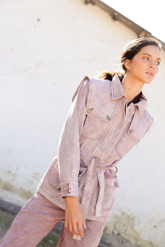 Pre-Order Chaqueta Alberta Ciruela (entrega 16 Junio)
