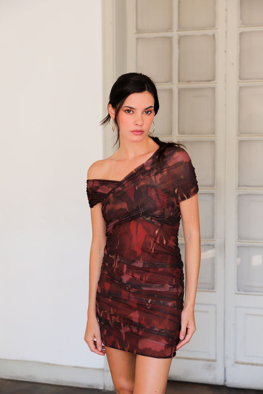 Pre-Venta Vestido Yves Pale Flowers (Entrega 1/04)