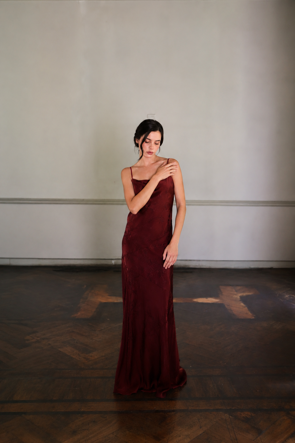 Vestido Belen Burdeo