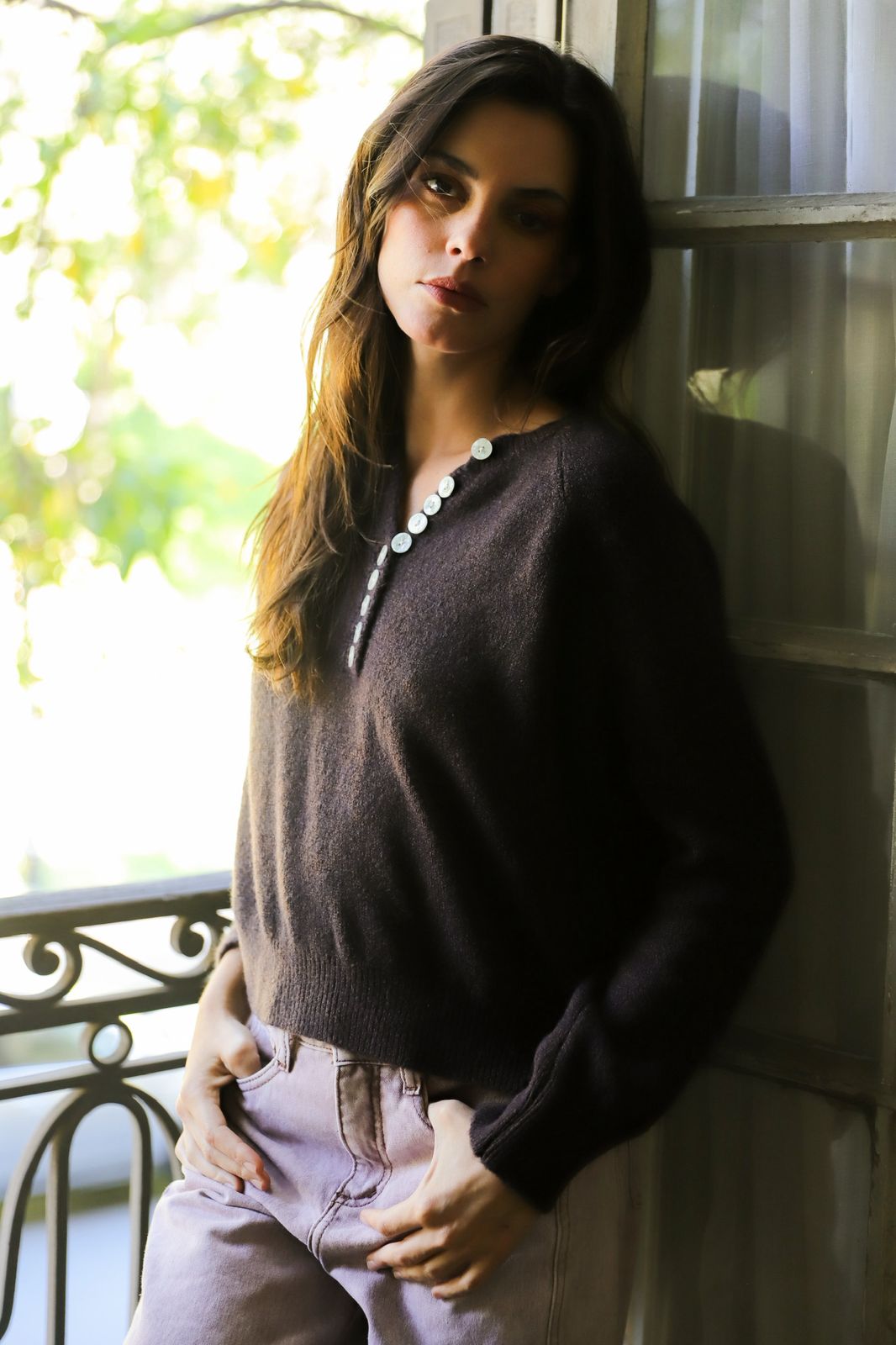 Henley Sara Charcoal