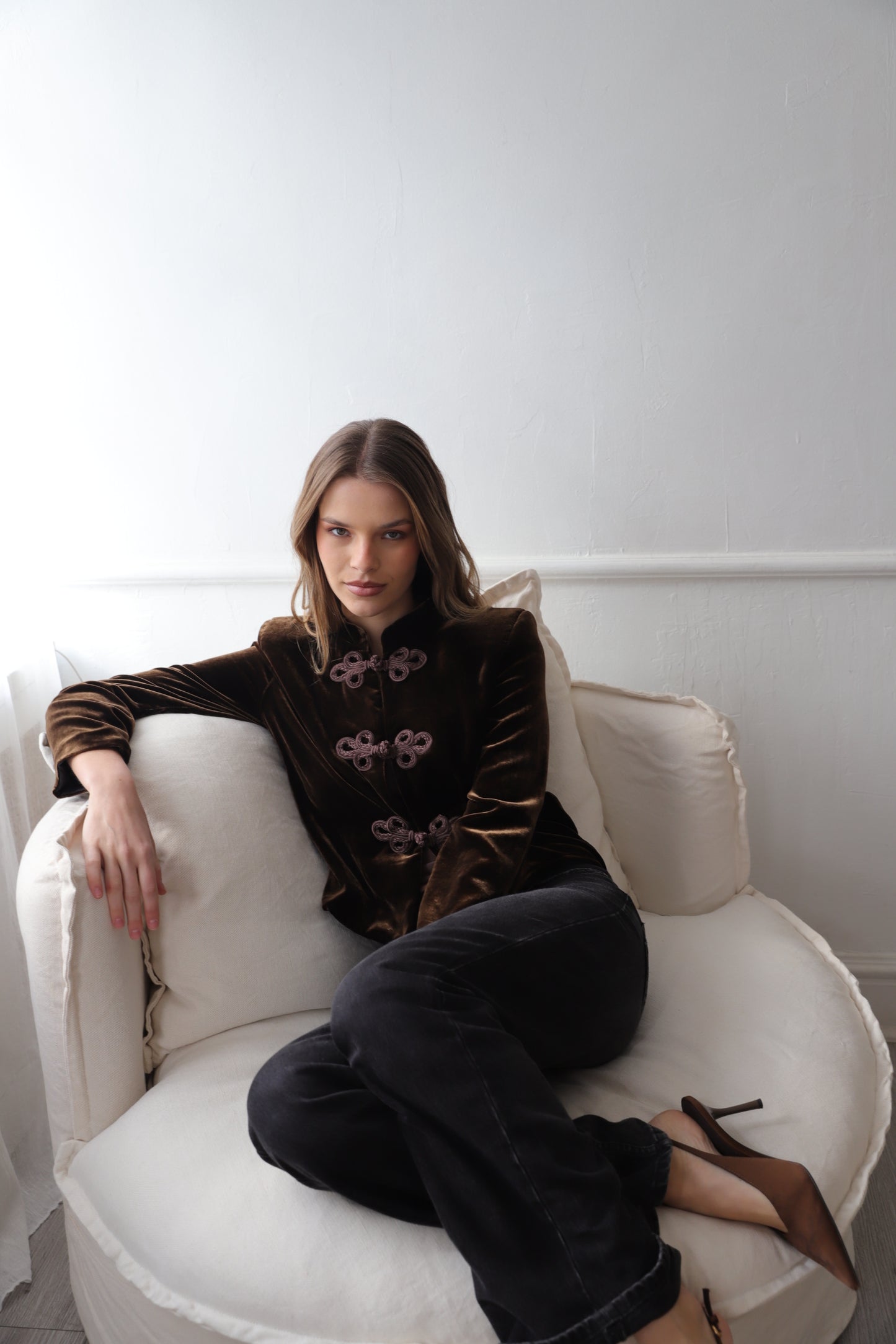 Chaqueta Inés Café