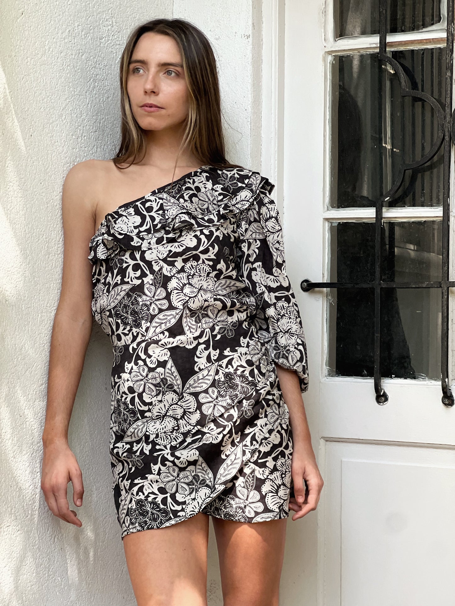 Blusa Aurora Black Flower