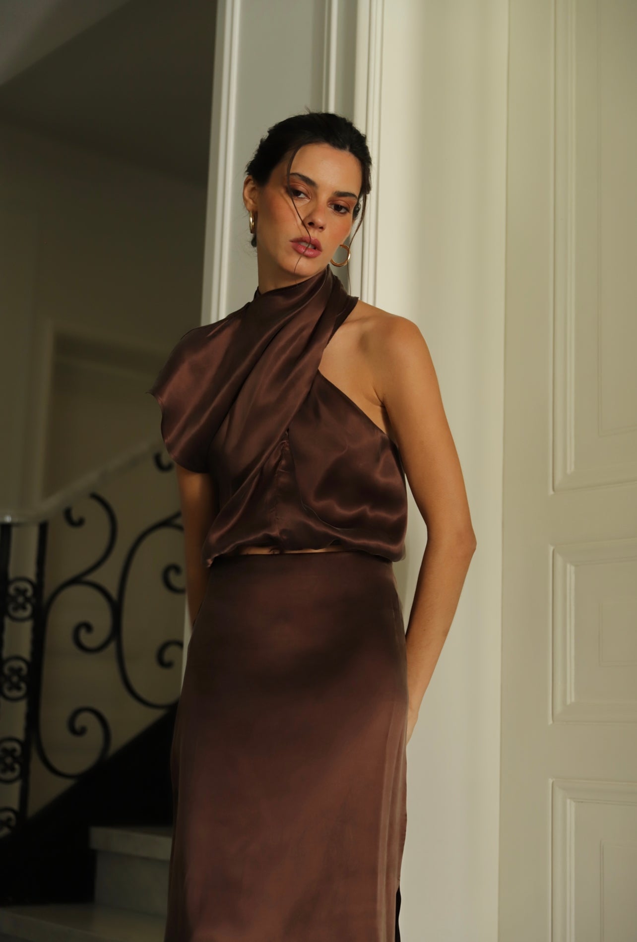 Pollera Indira Chocolate