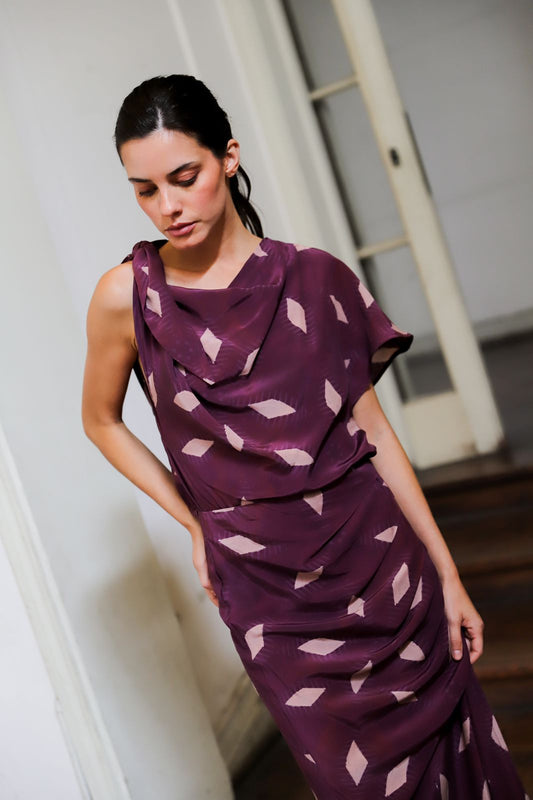 Blusa Triana Ciruela