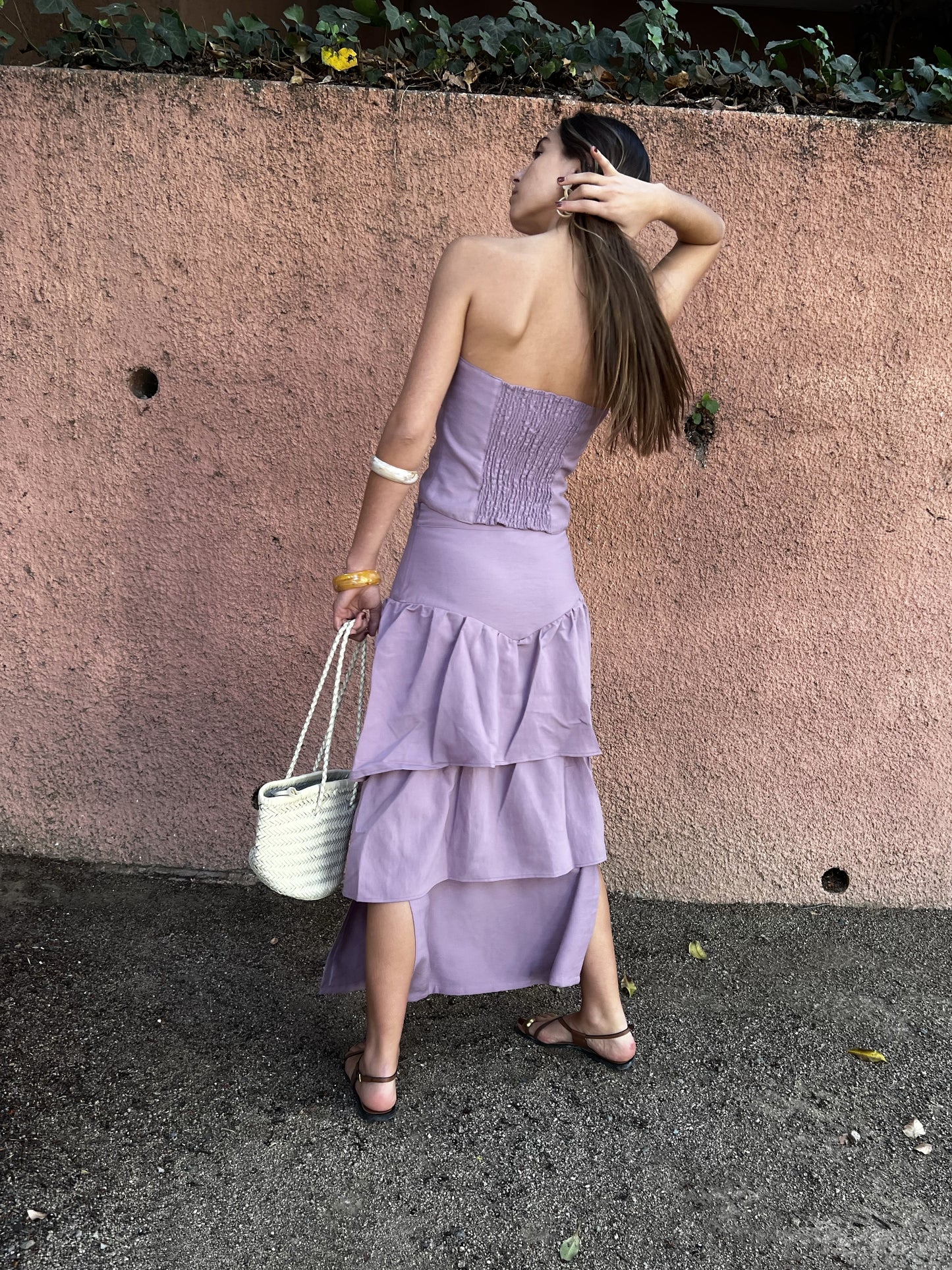 Pollera Elisa Lavanda