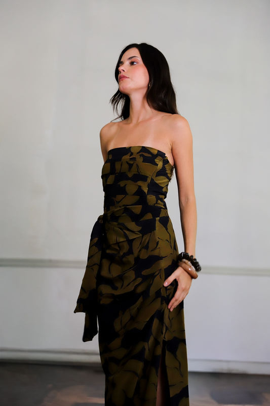 Blusa Marta Brown Flowers