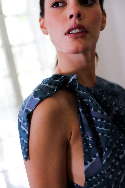 Blusa Triana Indigo