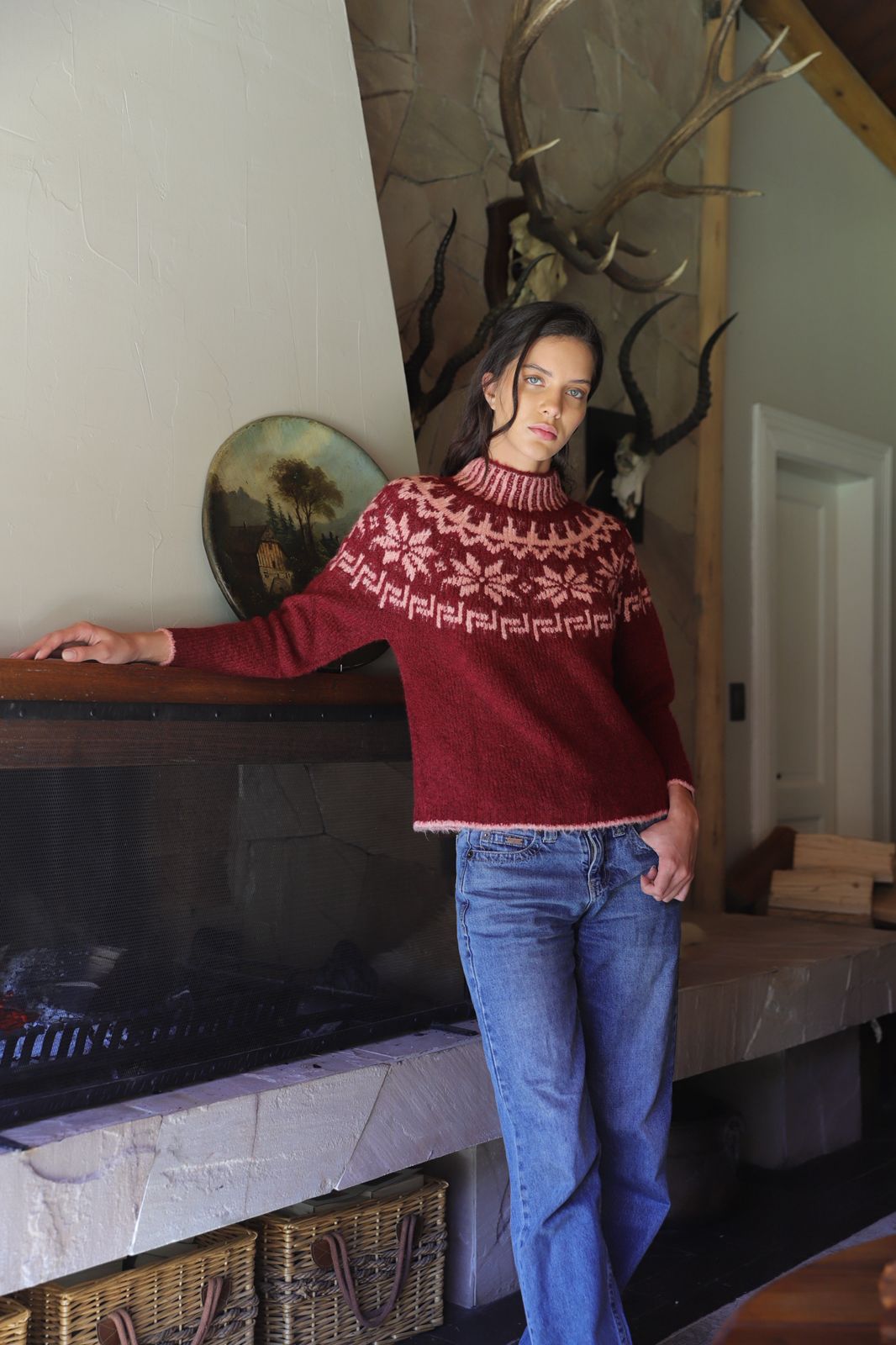 Sweater Mía Burgundy