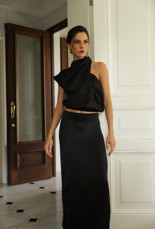 Pollera Indira Negra