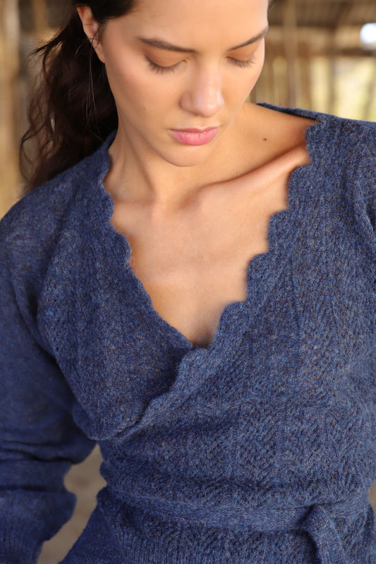 Pre-Venta Cardigan Matilde Indigo (Entrega 20/05)
