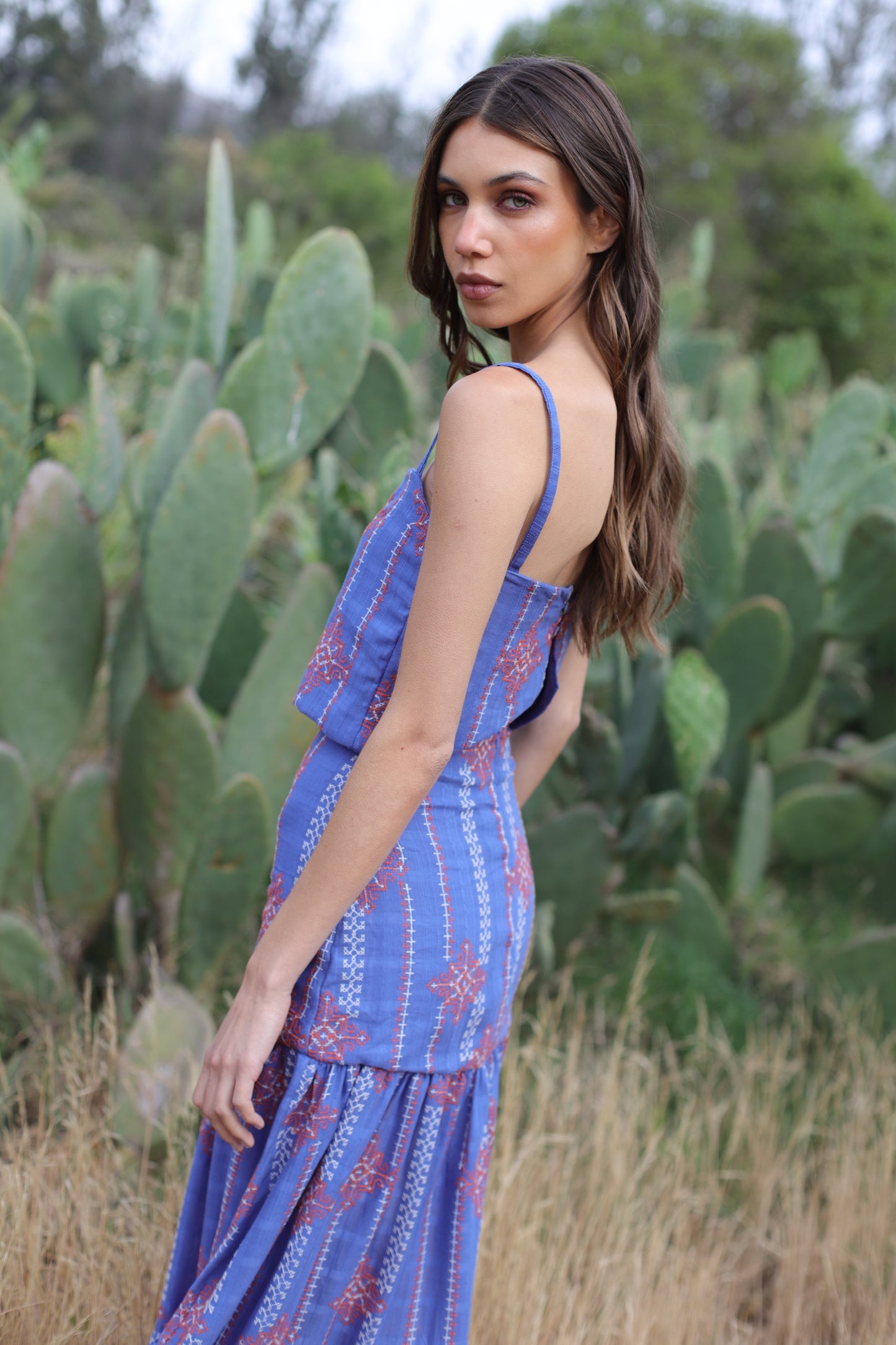 Blusa Beatriz Indigo