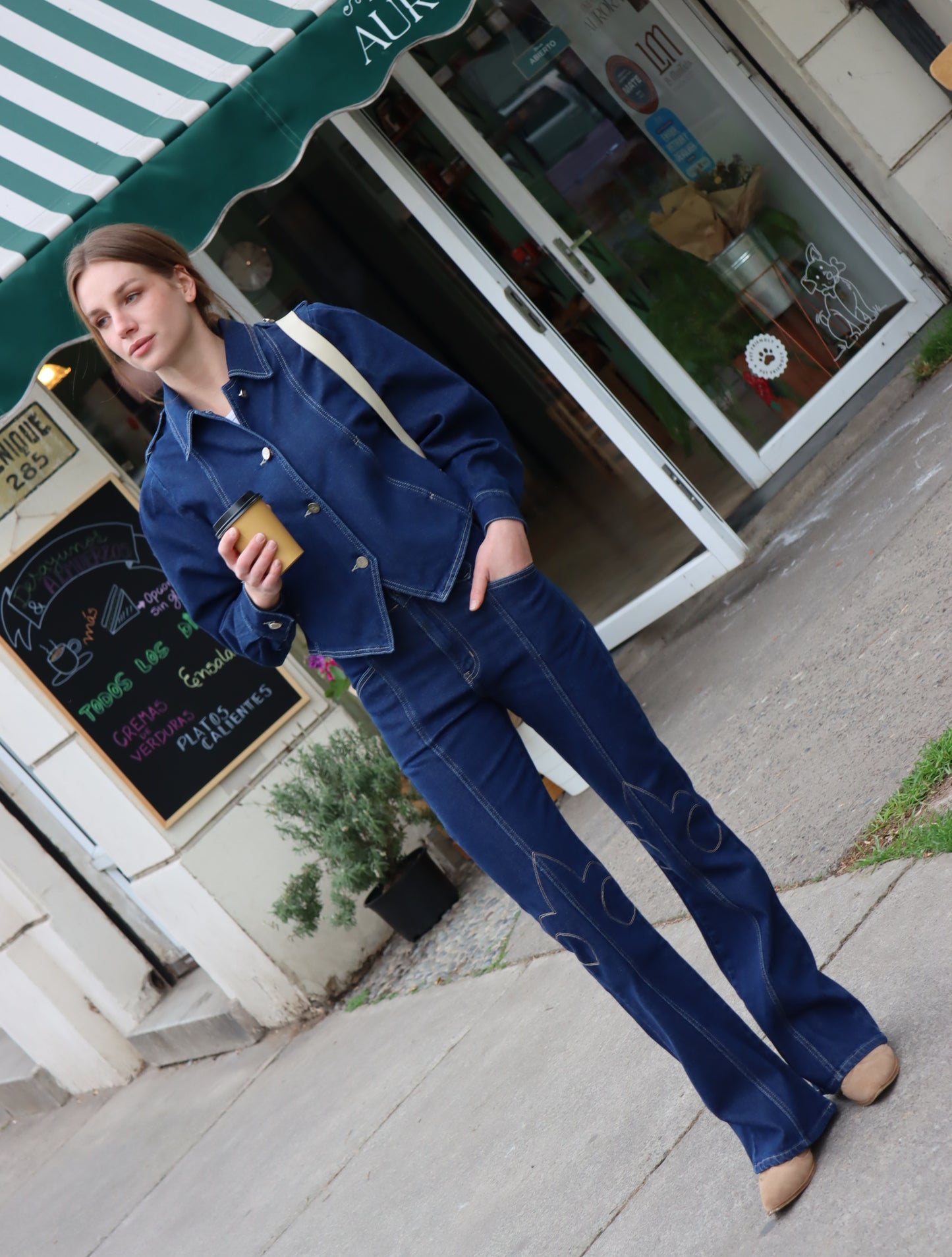 Chaqueta Denim Isabel Indigo