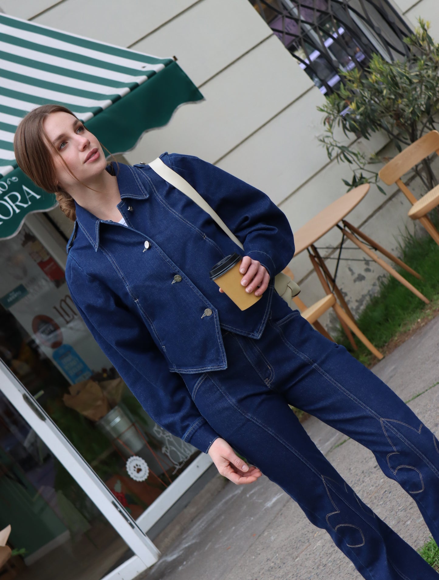Chaqueta Denim Isabel Indigo