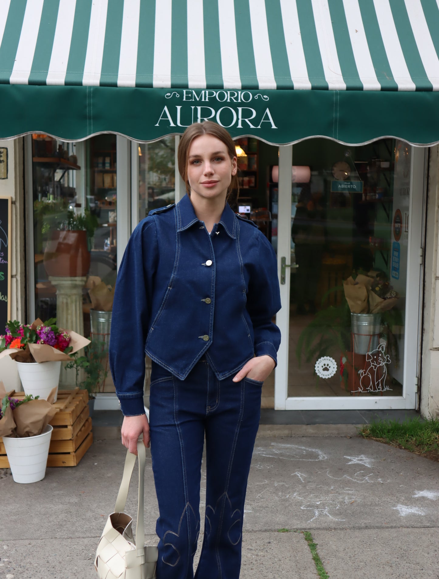 Chaqueta Denim Isabel Indigo