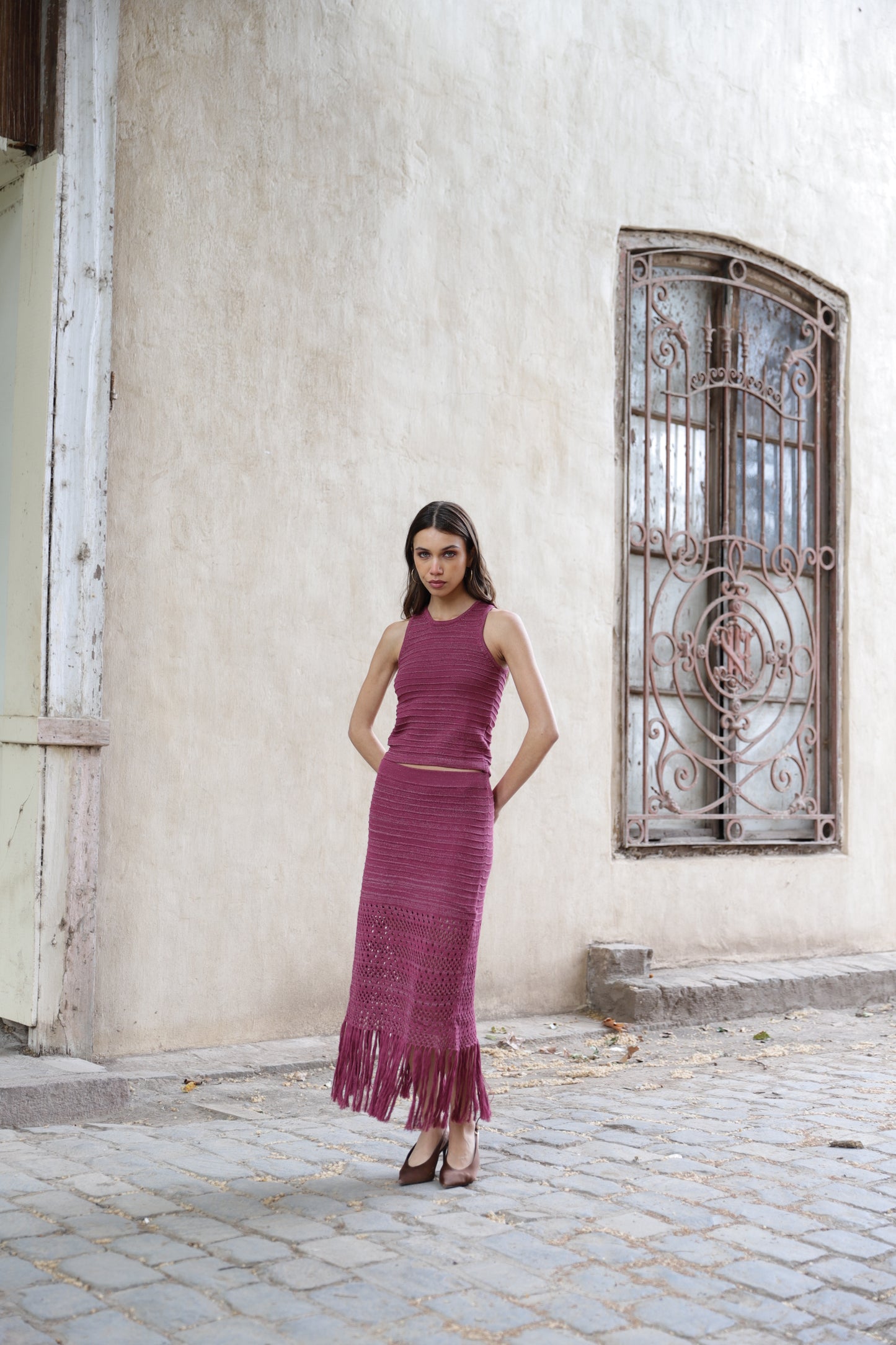 Blusa Paola Bugambilia