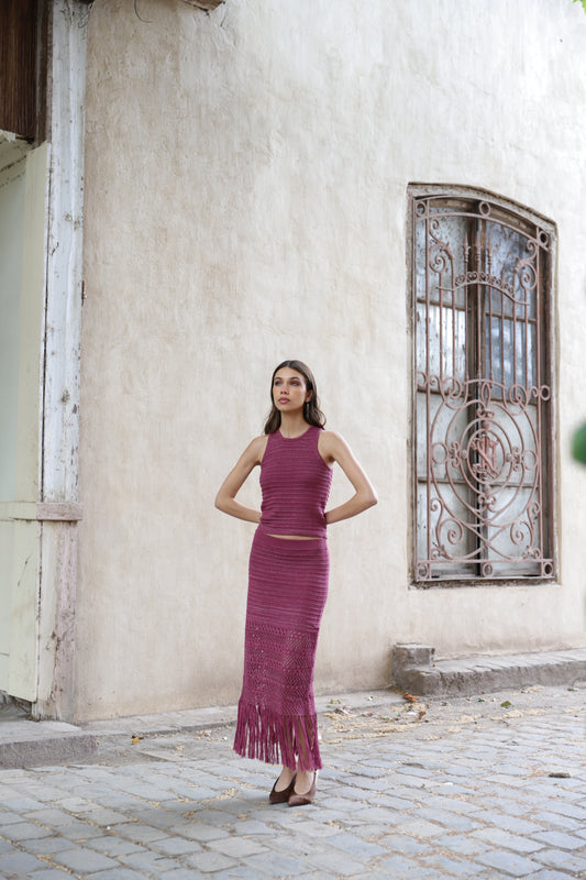 Pollera Paola Bugambilia