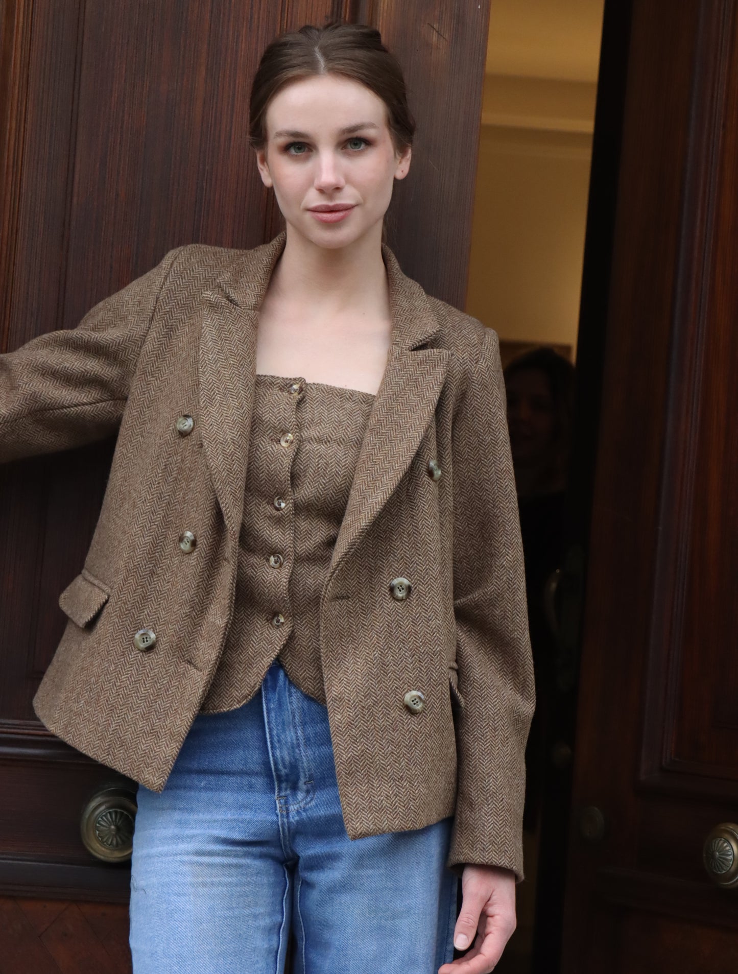 Vest Cayetana Camel