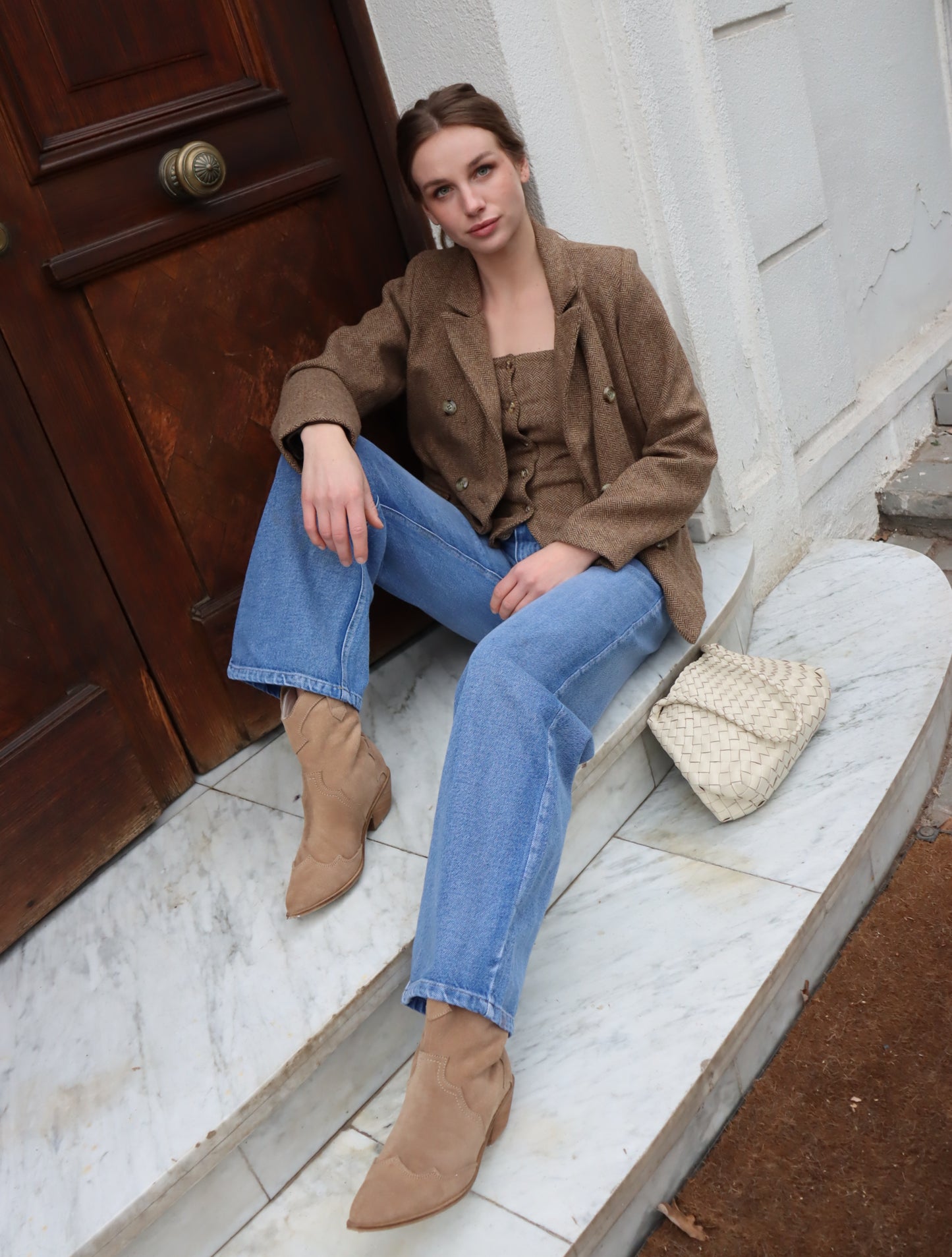 Vest Cayetana Camel