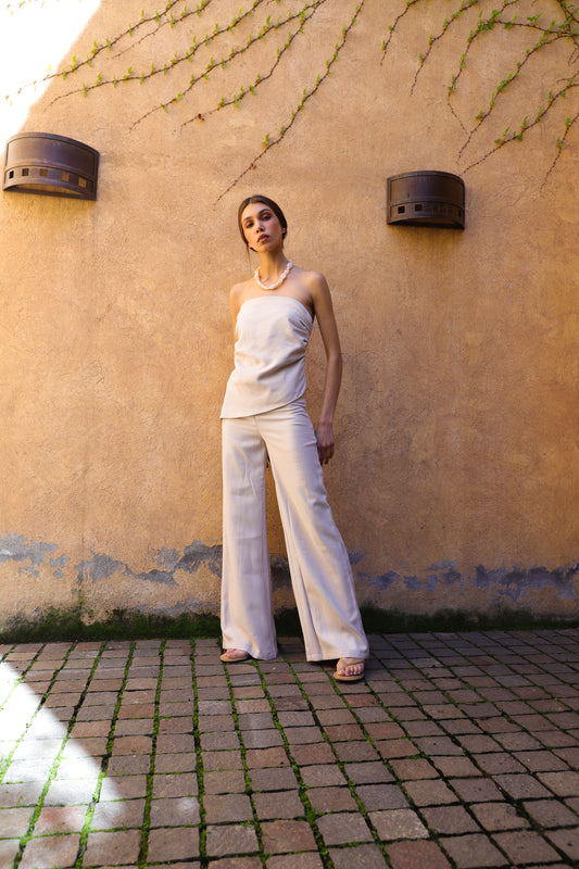 Pantalón Regina Crudo