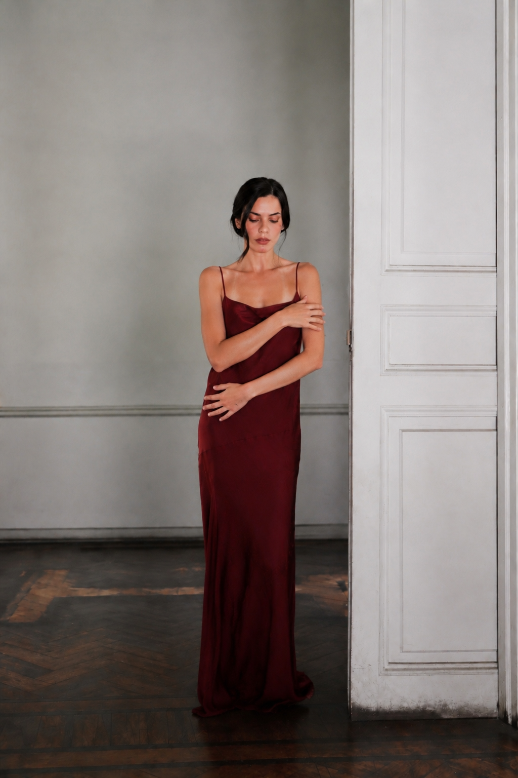 Vestido Belen Burdeo