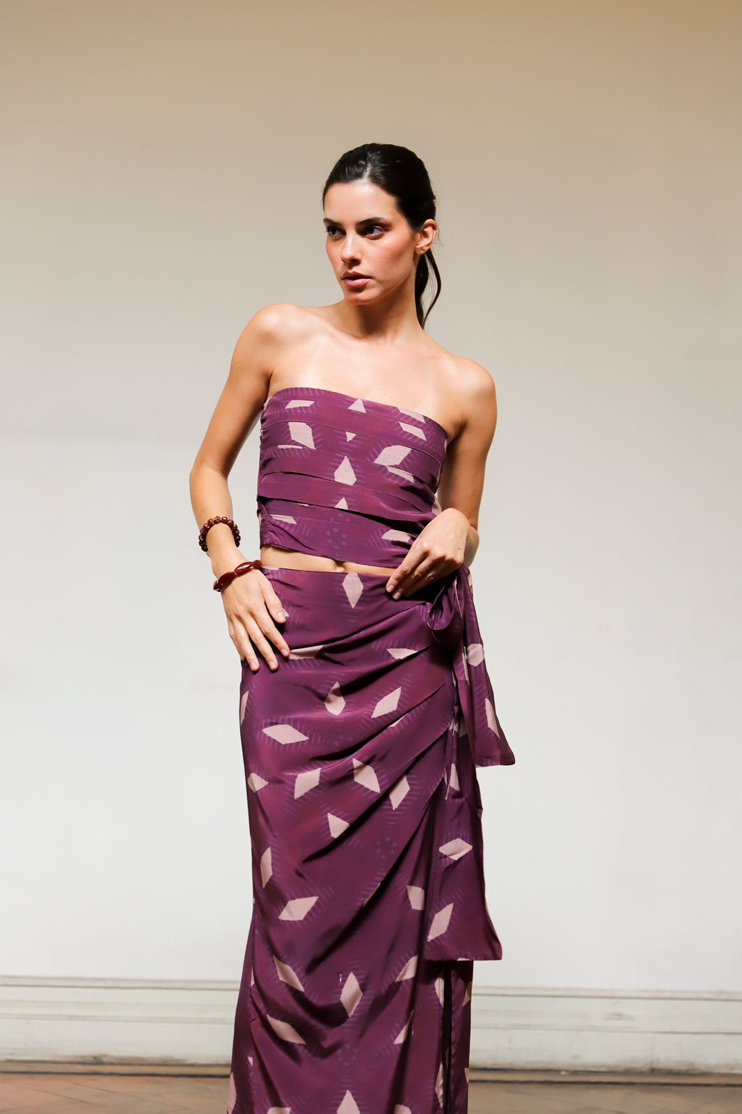 Blusa Marta Ciruela