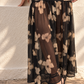 Vestido Alessandra Black Flowers