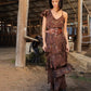 Vestido Luisa Brown Paisley