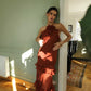 Vestido Elena Vino                          (Made to Order - Entrega 15 días hábiles)