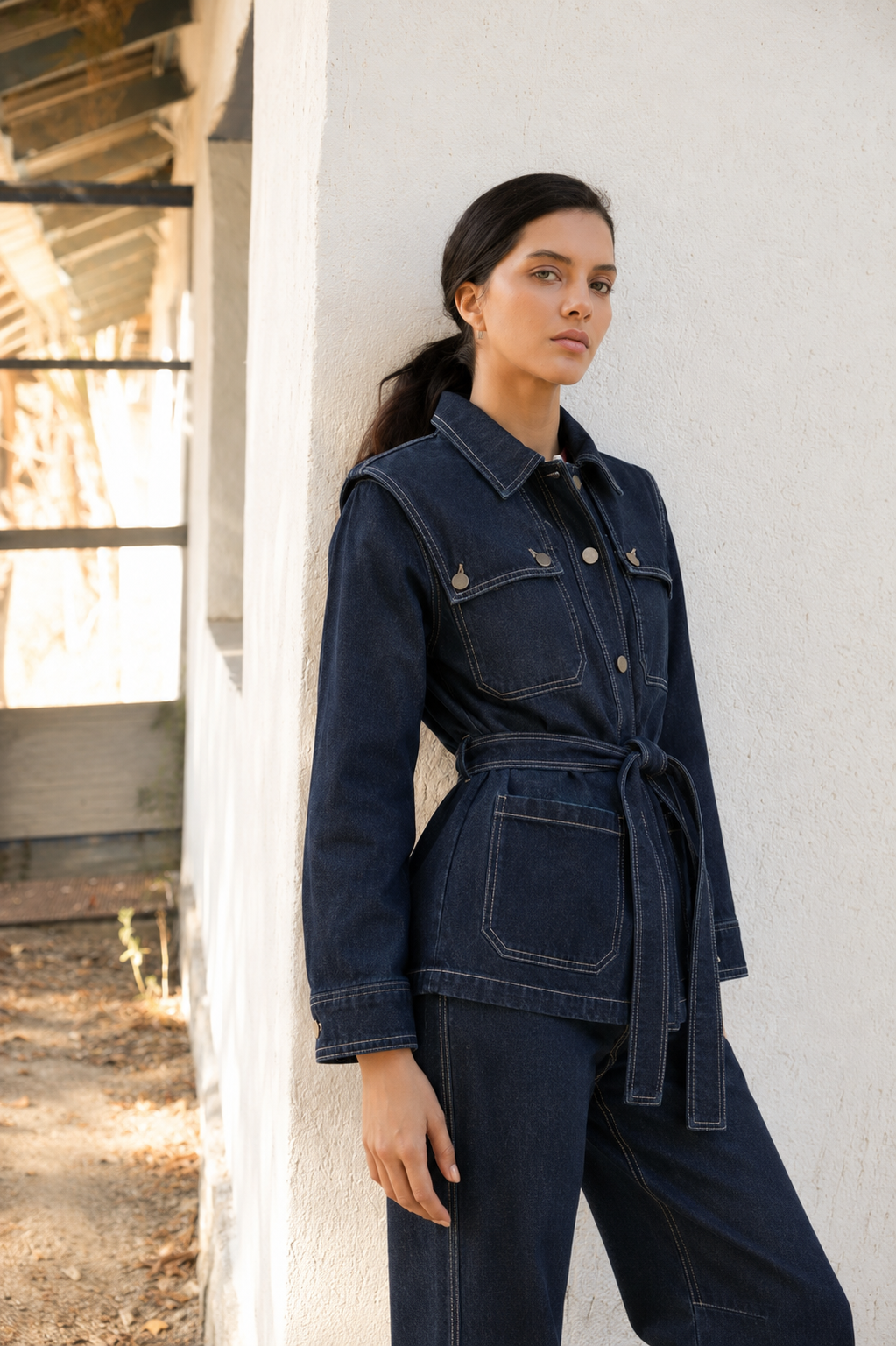 Chaqueta Alberta Indigo