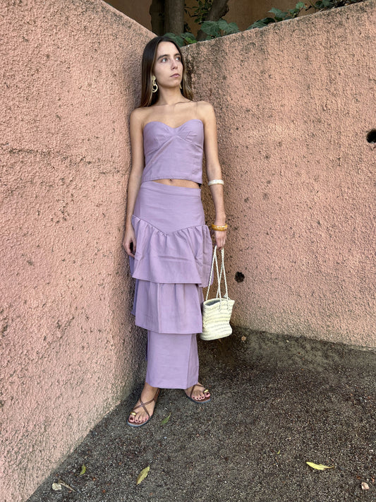 Top Elisa Lavanda