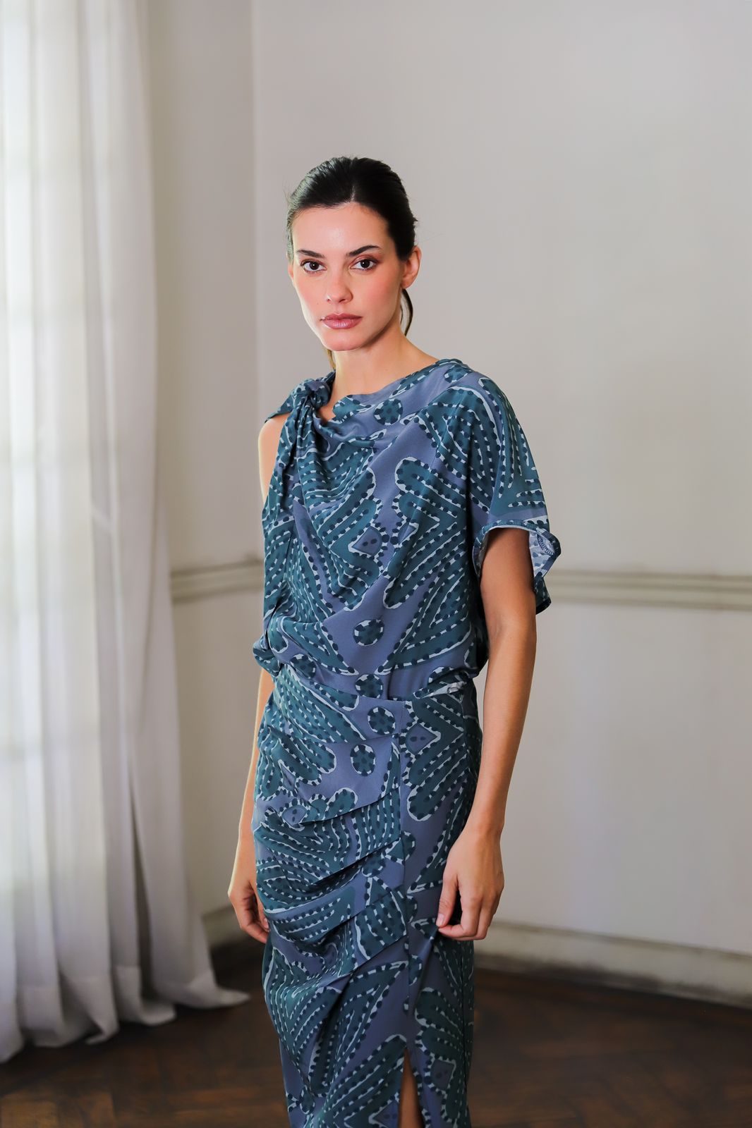 Blusa Triana Indigo