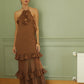 Vestido Elena Caramelo                        (Made to Order - Entrega 15 días hábiles)