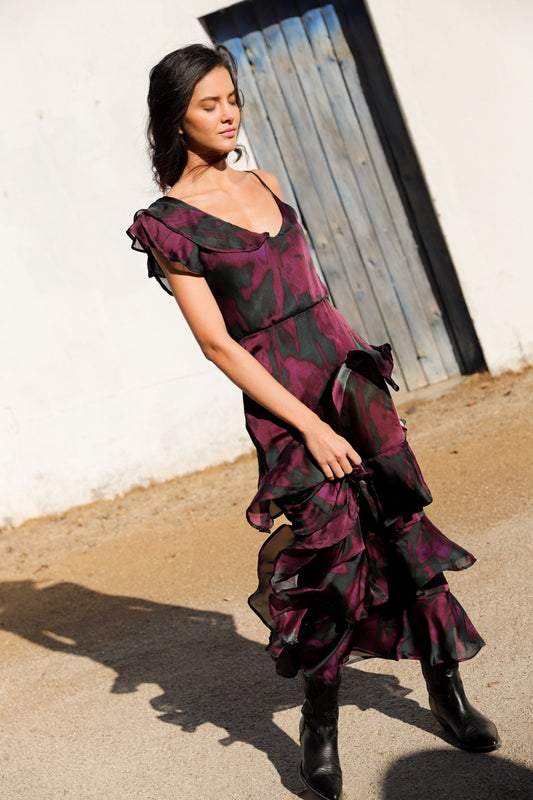 Vestido Luisa Prune Flowers
