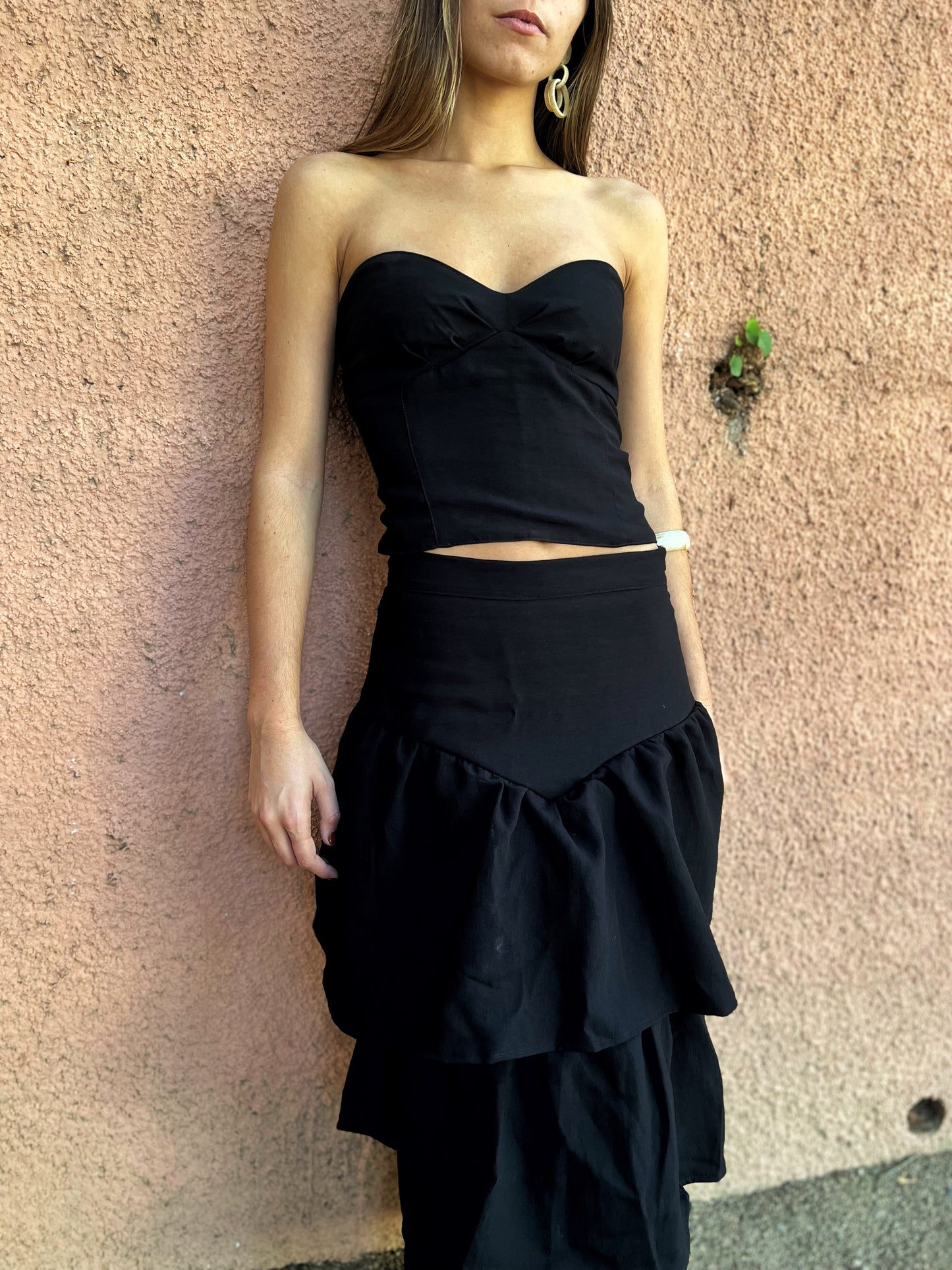 Pollera Elisa Negra