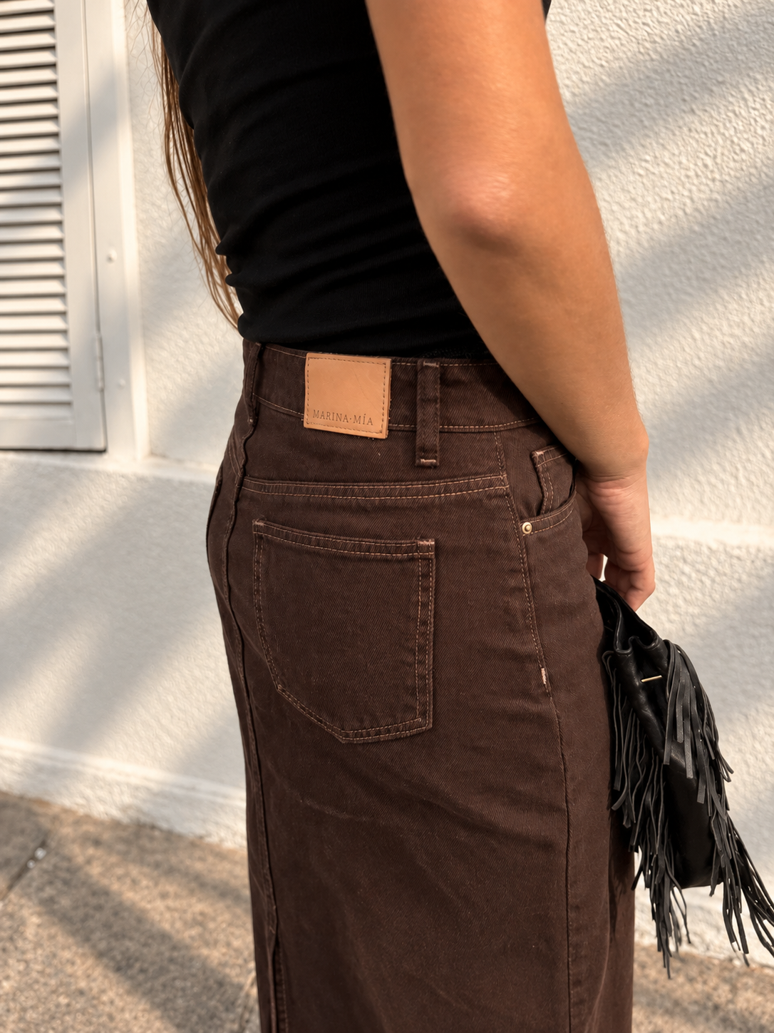 Pollera Josefa Chocolate