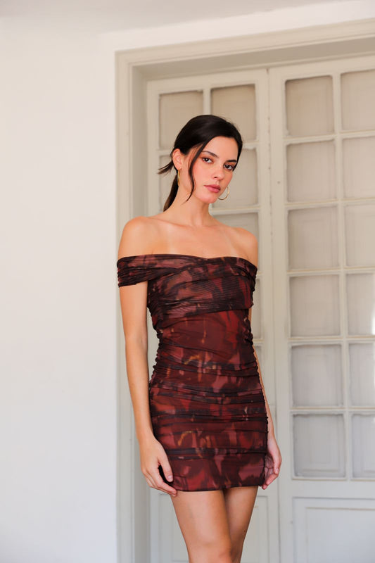 Pre-Venta Vestido Yves Pale Flowers (Entrega 1/04)