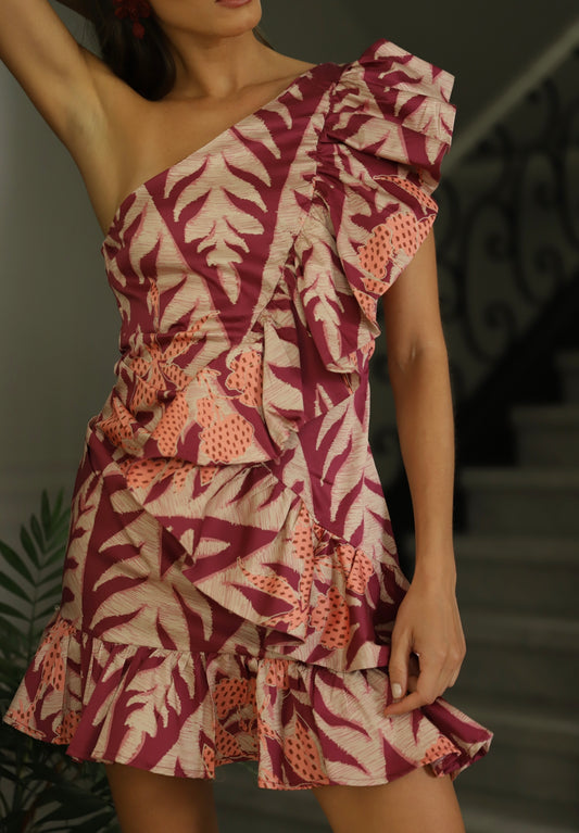 Vestido Laura Burgundy