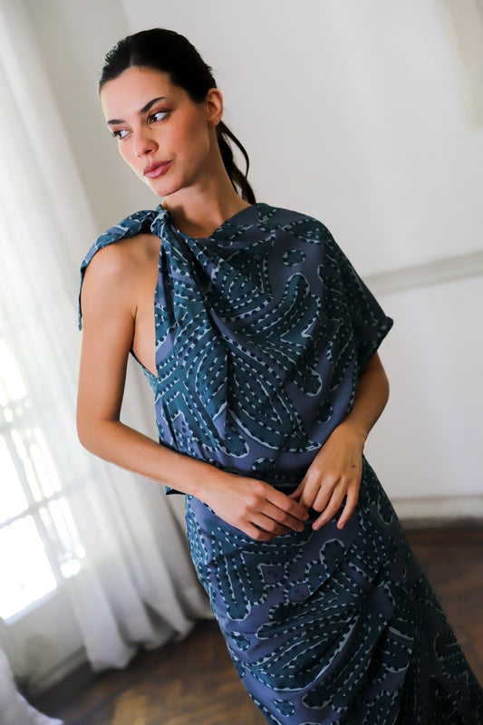 Blusa Triana Indigo