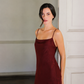 Vestido Belen Burdeo