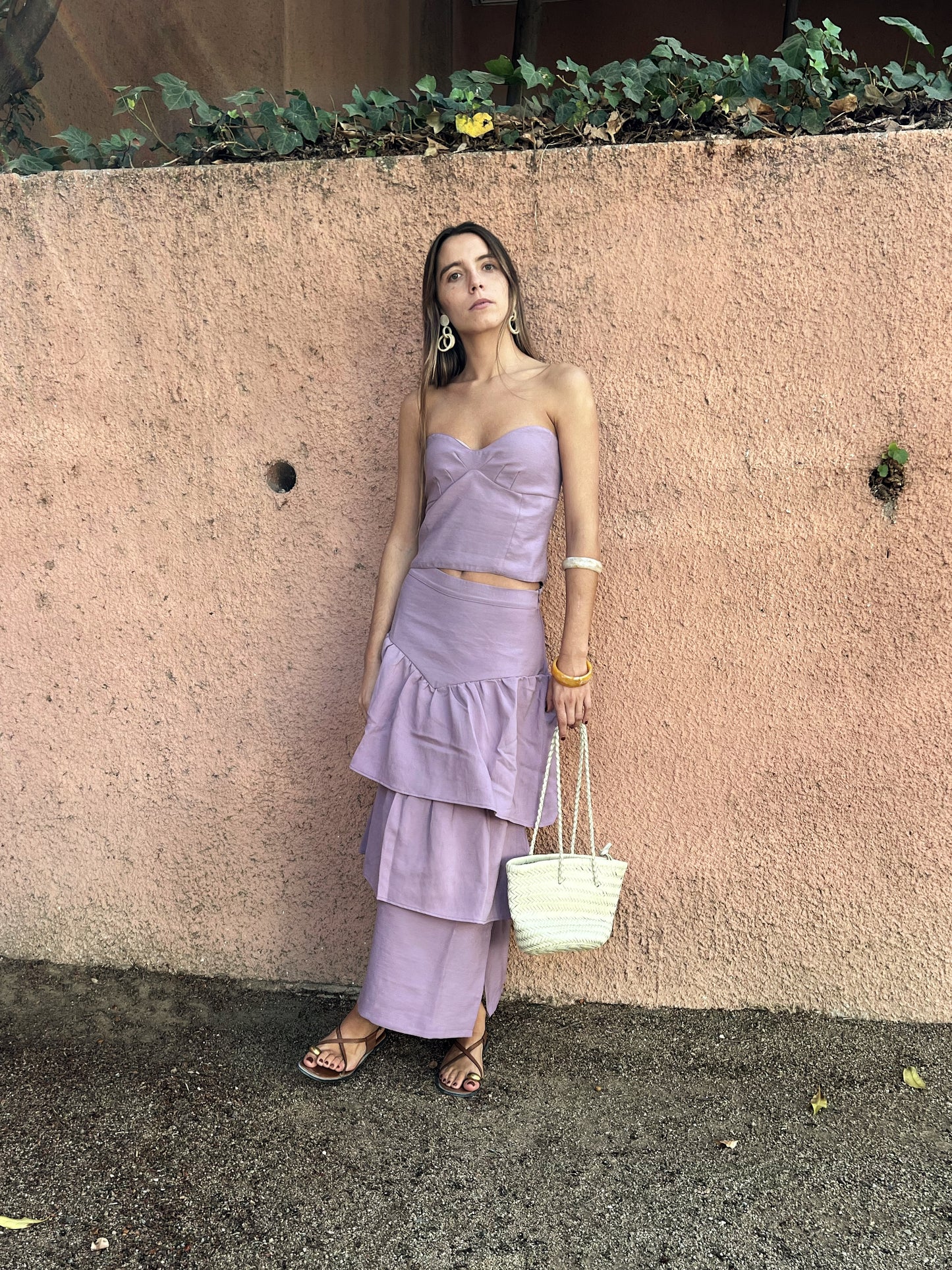 Top Elisa Lavanda