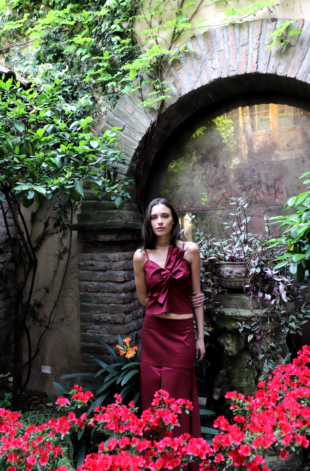 Blusa Magnolia Bugambilia