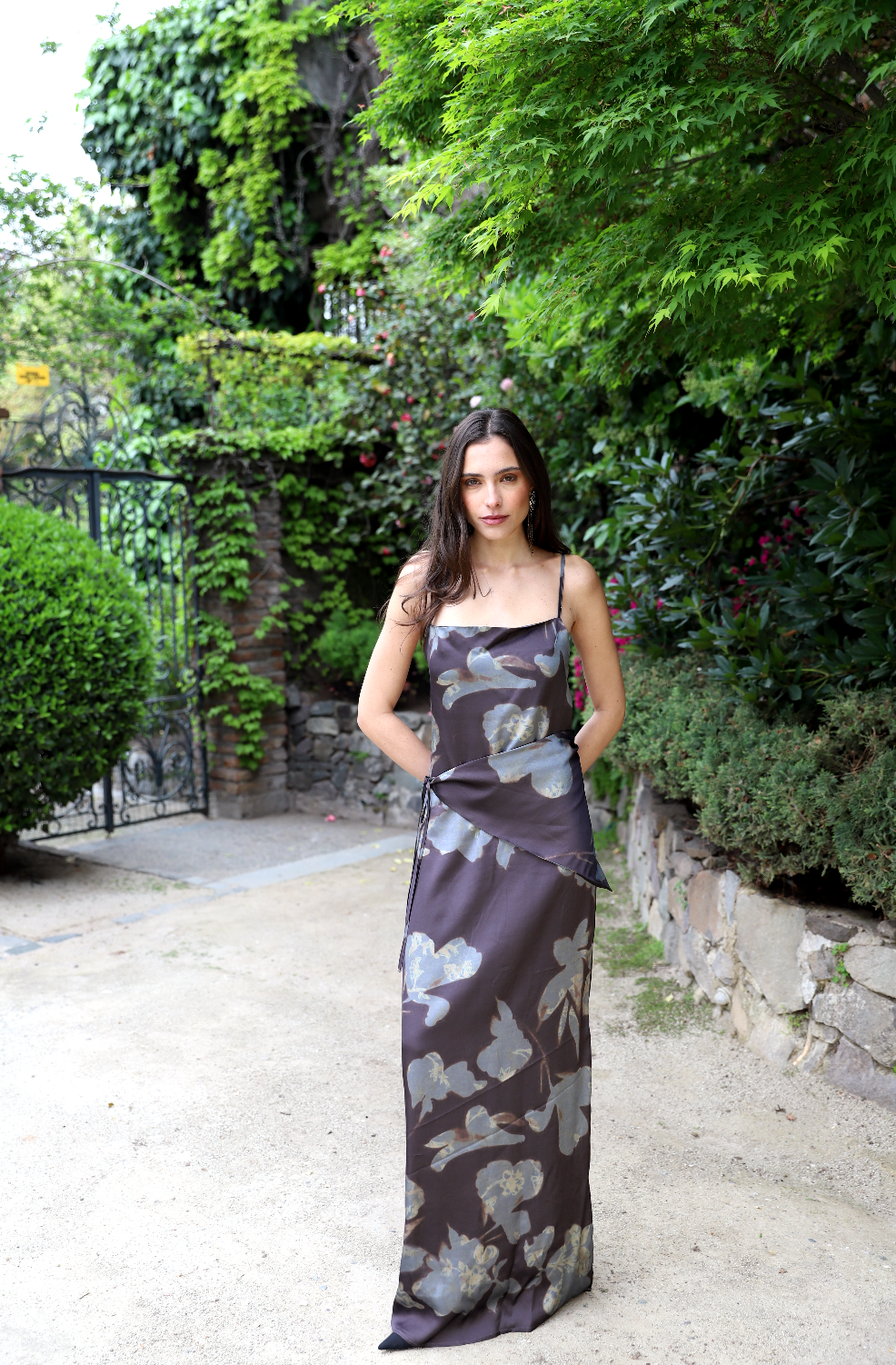 Vestido Eloísa Indigo Flowers