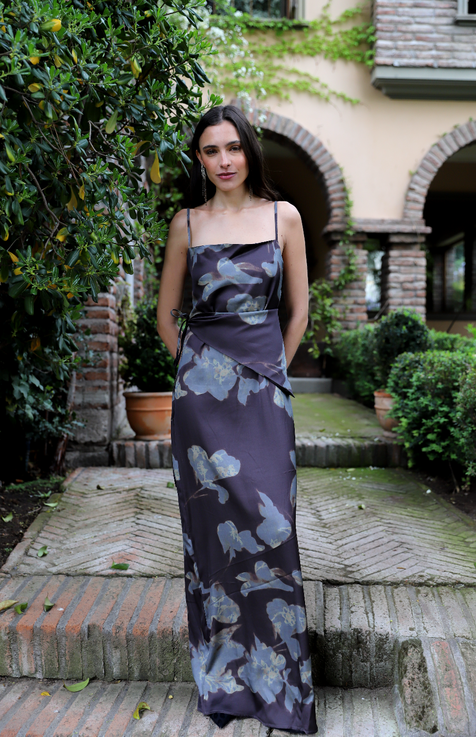 Vestido Eloísa Indigo Flowers