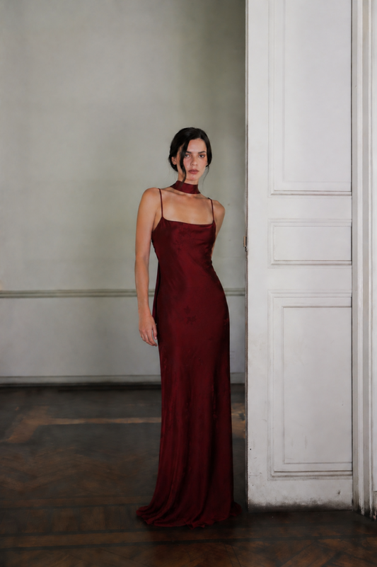 Vestido Belen Burdeo