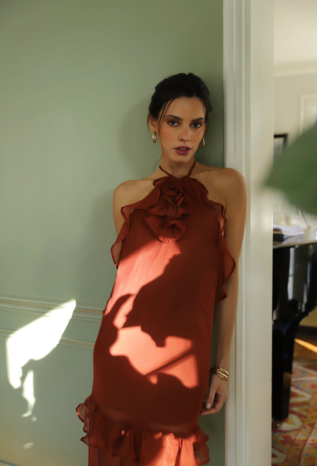 Vestido Elena Vino                          (Made to Order - Entrega 15 días hábiles)
