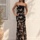 Vestido Alessandra Black Flowers