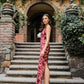 Vestido Moira Abstract Rose