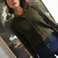 Cardigan Mila Verde Musgo