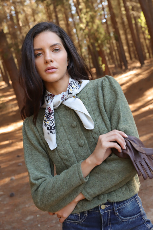 Pre-Venta Cardigan Ana Verde (Entrega 20/05)